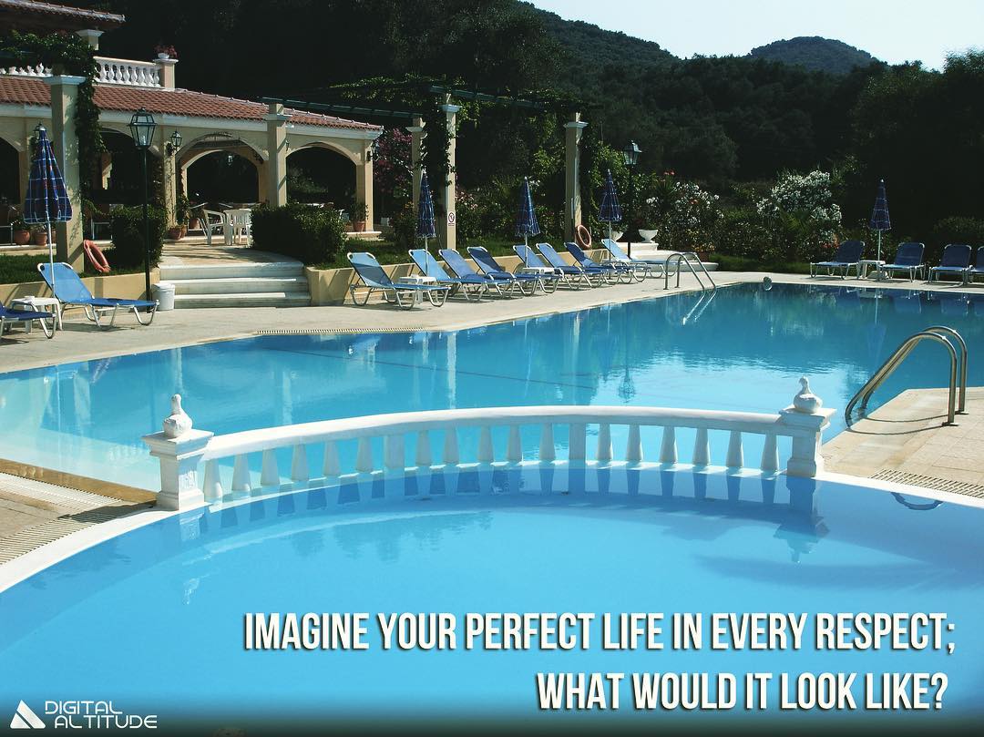 Imagine your perfect life in every respect; What would it look like?
